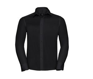 Russell Collection JZ958 - Langarmshirt Absolut Iron Shirt Schwarz