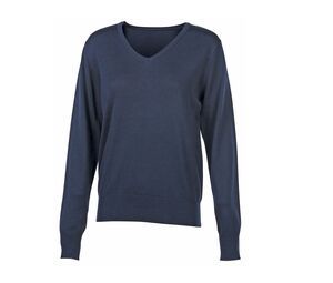 Pen Duick PK451 - V-Ausschnitt Damen Pullover Navy