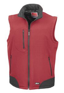 Result RS123 - Softshell Weste Rot / Schwarz