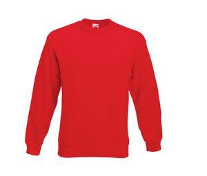 Fruit of the Loom SC250 - Sweatshirt mit geraden Ärmeln Rot