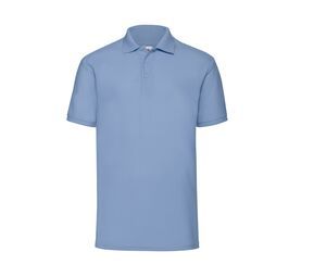 Fruit of the Loom SC280 - Herren Pique Polo Himmelblau