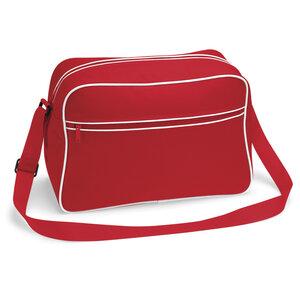 Bag Base BG140 - Retro Schultertasche Red/White