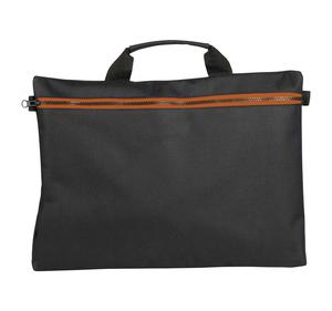 Black&Match BM901 - Tasche mit Reißverschluss Black/Orange
