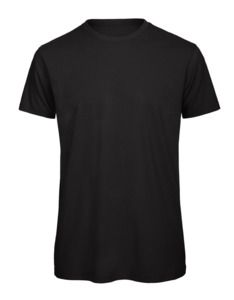 B&C BC042 - T-Shirt aus Bio-Baumwolle für Herren Schwarz