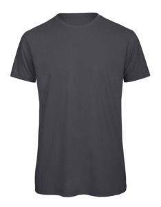 B&C BC042 - T-Shirt aus Bio-Baumwolle für Herren Dunkelgrau