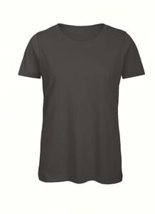 B&C BC043 - T-Shirt aus Bio-Baumwolle für Damen Dunkelgrau