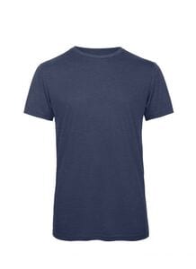 B&C BC055 - Camiseta Tri-Blend Para Hombre TW055 Heather Navy