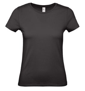 B&C BC02T - Damen T-Shirt aus 100% Baumwolle  Schwarz