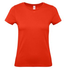 B&C BC02T - Damen T-Shirt aus 100% Baumwolle  Fire Red