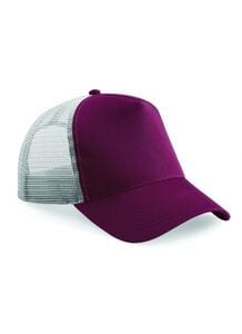 Beechfield BF640 - American Trucker Cap Burgundy/ Light Grey