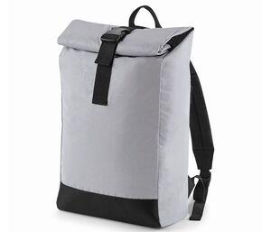 Bag Base BG138 - Reflective roll-top backpack Silver Reflective