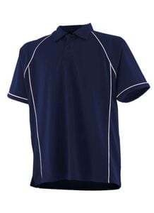 Finden & Hales LV370 - cooles Plus® atmungsaktives Polo -Hemd Navy/White