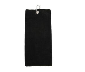 Towel city TC019 - Microfiber golf towel Schwarz