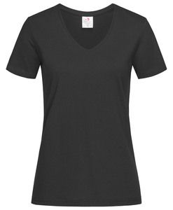 Stedman STE2700 - T-Shirt mit V-Ausschnitt für Damen Black Opal