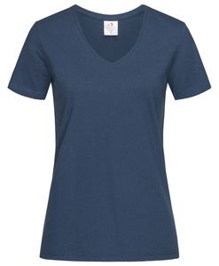 Stedman STE2700 - T-Shirt mit V-Ausschnitt für Damen Navy