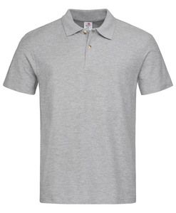 Stedman STE3000 - Kurzarm-Polo für Herren Grey Heather