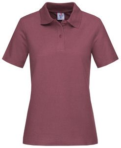 Stedman STE3100 - Kurzarm-Polo für Damen Burgundy Red