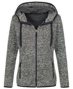 Stedman STE5950 - Fleecejacke für Damen Knit Active  Dark Grey Melange