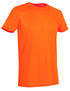 Stedman STE8000 - Rundhals-T-Shirt für Herren ACTIVE SPORTS-T Cyber Orange