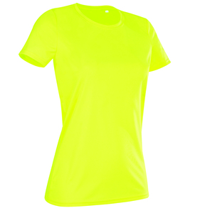 Stedman STE8100 - Rundhals-T-Shirt für Damen Interlock Active-Dry Cyber Yellow