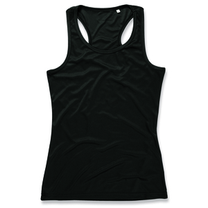 Stedman STE8110 - Ärmelloses Shirt für Damen Interlock Active-Dry  Black Opal