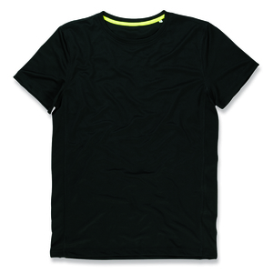Stedman STE8400 - Rundhals-T-Shirt für Herren Active-Dry Black Opal