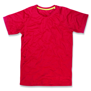 Stedman STE8410 - Rundhals-T-Shirt für Herren Active-Dry  Crimson Red