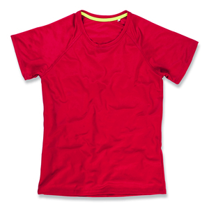 Stedman STE8500 - Rundhals-T-Shirt für Damen Active-Dry Crimson Red