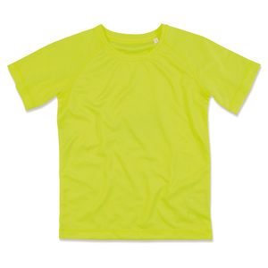 Stedman STE8570 - Rundhals-T-Shirt für Kinder Active-Dry Cyber Yellow