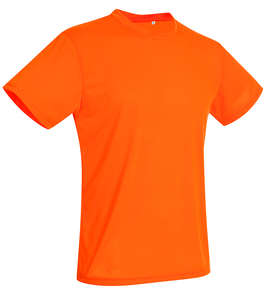 Stedman STE8600 - Rundhals-T-Shirt für Herren Active-Dry  Cyber Orange