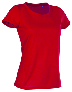 Stedman STE8700 - Rundhals-T-Shirt für Damen Active-Dry Crimson Red