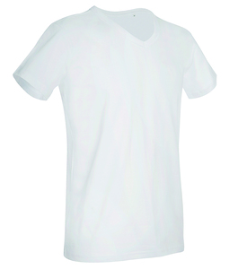 Stedman STE9010 - T-Shirt mit V-Ausschnitt für Herren Ben Weiß