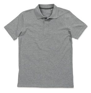 Stedman STE9060 - Kurzarm-Polo für Herren Harper  Grey Heather