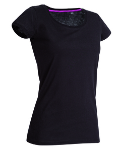 Stedman STE9120 - Rundhals-T-Shirt für Damen Megan Black Opal