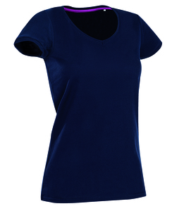 Stedman STE9130 - T-Shirt mit V-Ausschnitt für Damen Megan  Marina Blue