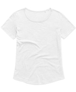 Stedman STE9320 - Rundhals-T-Shirt für Damen Organic SLUB Weiß