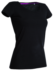 Stedman STE9700 - Rundhals-T-Shirt für Damen Claire  Black Opal