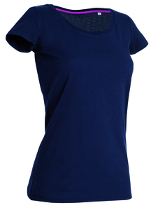 Stedman STE9700 - Rundhals-T-Shirt für Damen Claire  Marina Blue