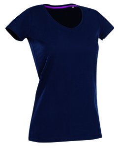 Stedman STE9710 - T-Shirt mit V-Ausschnitt für Damen Claire  Marina Blue