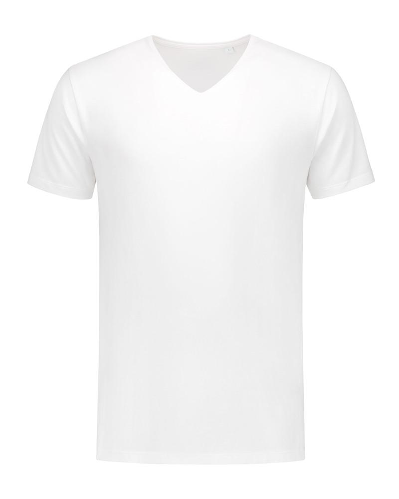 Lemon & Soda LEM1135 - T-Shirt V-Ausschnitt aus feiner Baumwolle Elasthan