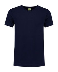 Lemon & Soda LEM1264 - T-Shirt V-Ausschnitt Baumwolle/Elastik für Ihn Dark Navy