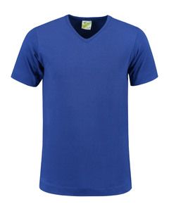 Lemon & Soda LEM1264 - T-Shirt V-Ausschnitt Baumwolle/Elastik für Ihn Königsblau