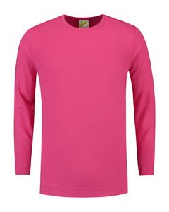 Lemon & Soda LEM1265 - T-Shirt Crewneck Baumwolle/Elastik für Ihn Fuchsie