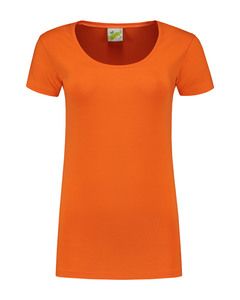 Lemon & Soda LEM1268 - T-Shirt Rundhalsausschnitt Baumwolle/Elastik für sie Orange