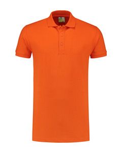 Lemon & Soda LEM3572 - Polo Grund Cot / Elast SS für ihn Orange