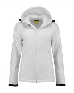 Lemon & Soda LEM3627 - Jacke mit Kapuze Softshell für ihre Weiß