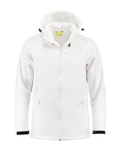 Lemon & Soda LEM3629 - Jacke mit Kapuze Softshell für ihn Weiß