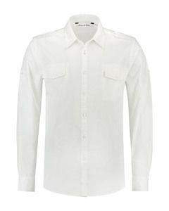 Lemon & Soda LEM3915 - Shirt Twill LS für ihn Weiß