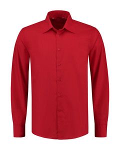 Lemon & Soda LEM3935 - Shirt Popeline Mix LS für ihn Rot