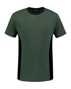 Lemon & Soda LEM4500 - T-Shirt Arbeitskleidung ITEE SS Forest Green/BK